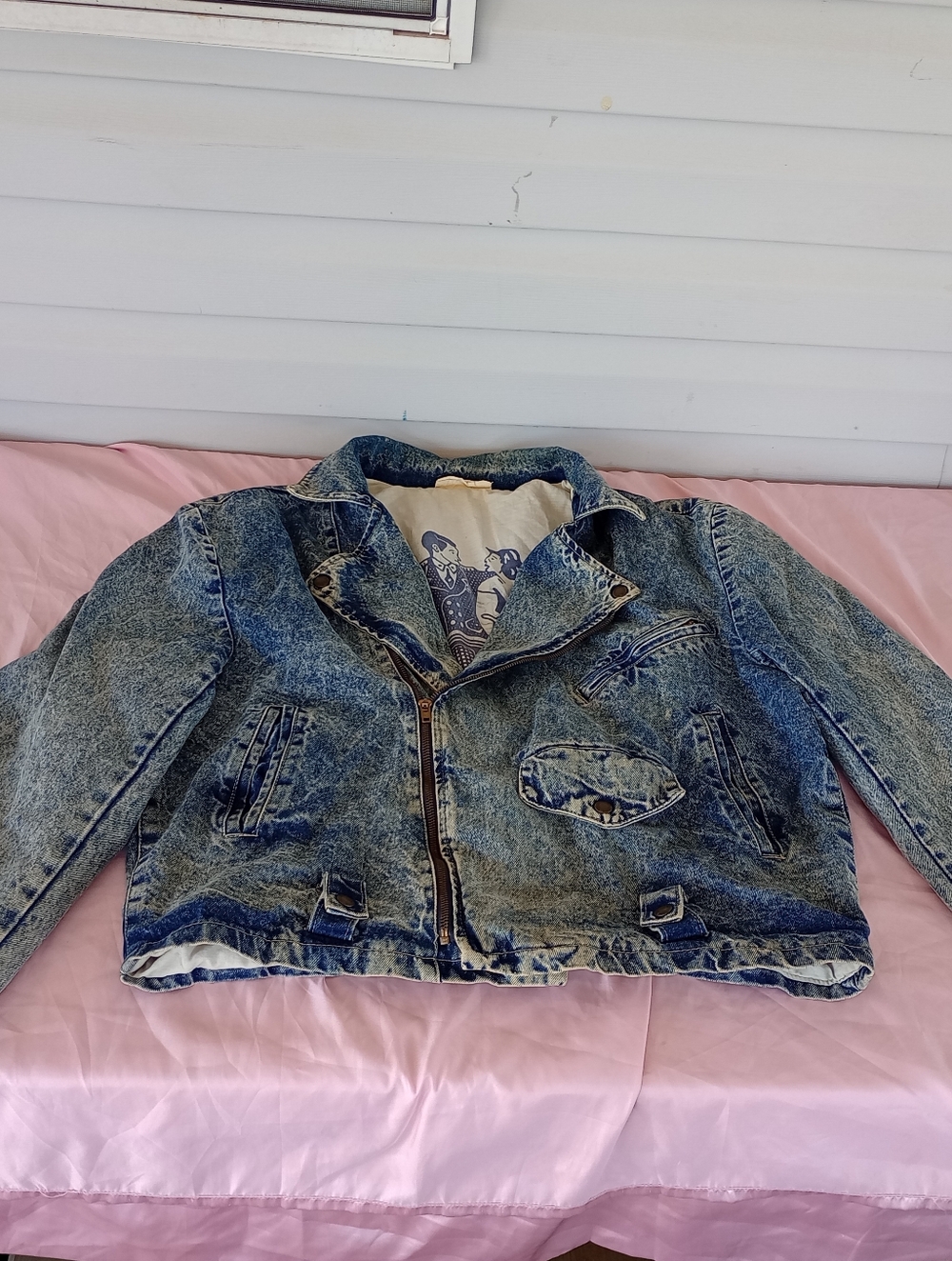 Vintage Dual Control Men's Jacket /Denim Size Medium